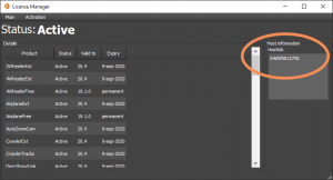 MAC-address in CDS license manager