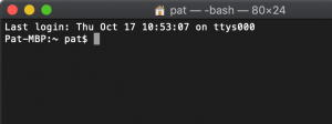 Terminal OSX Mac
