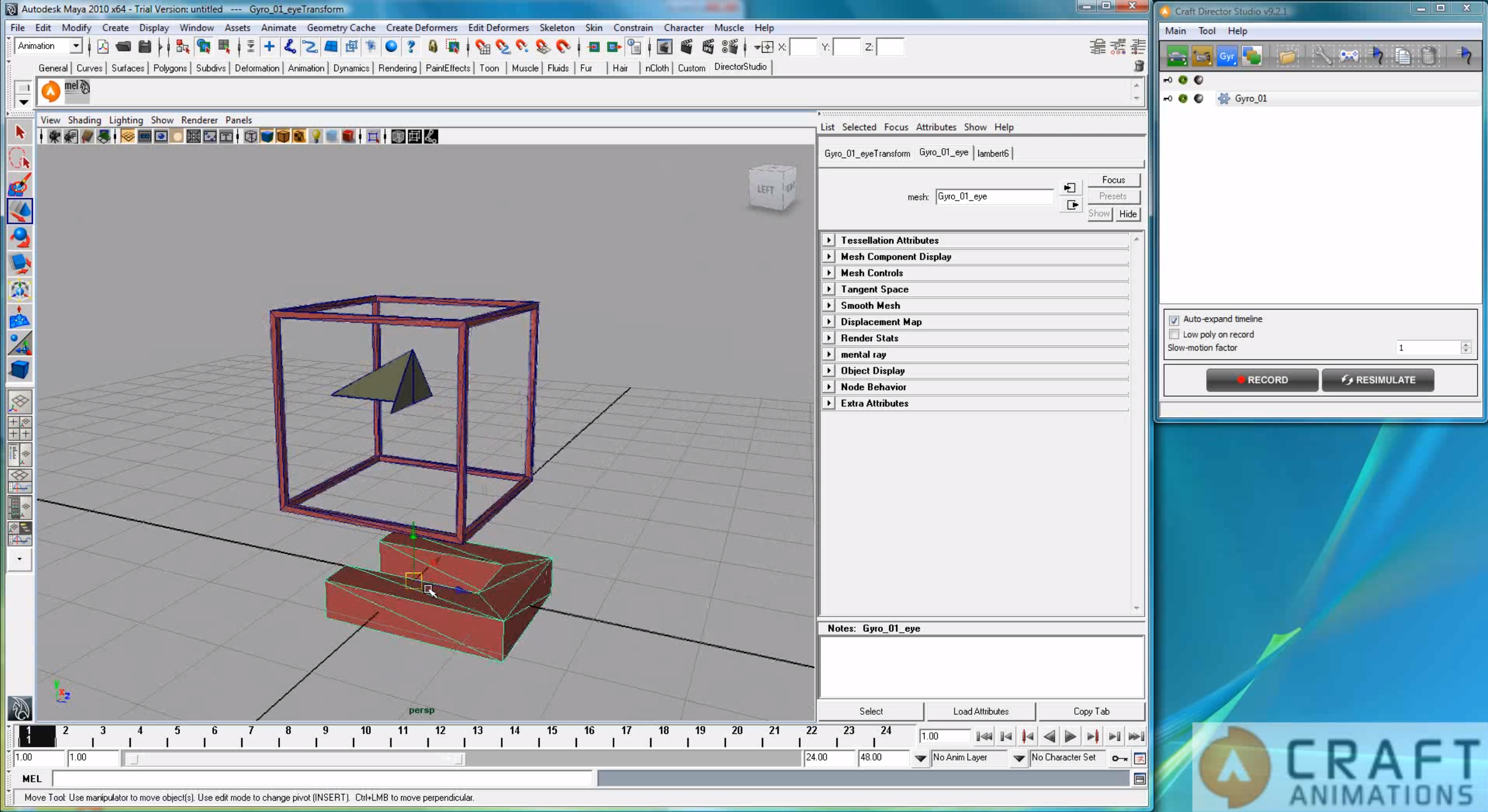 Craft Gyro | Craft Animations | 3d animation plugins for 3ds max & Maya