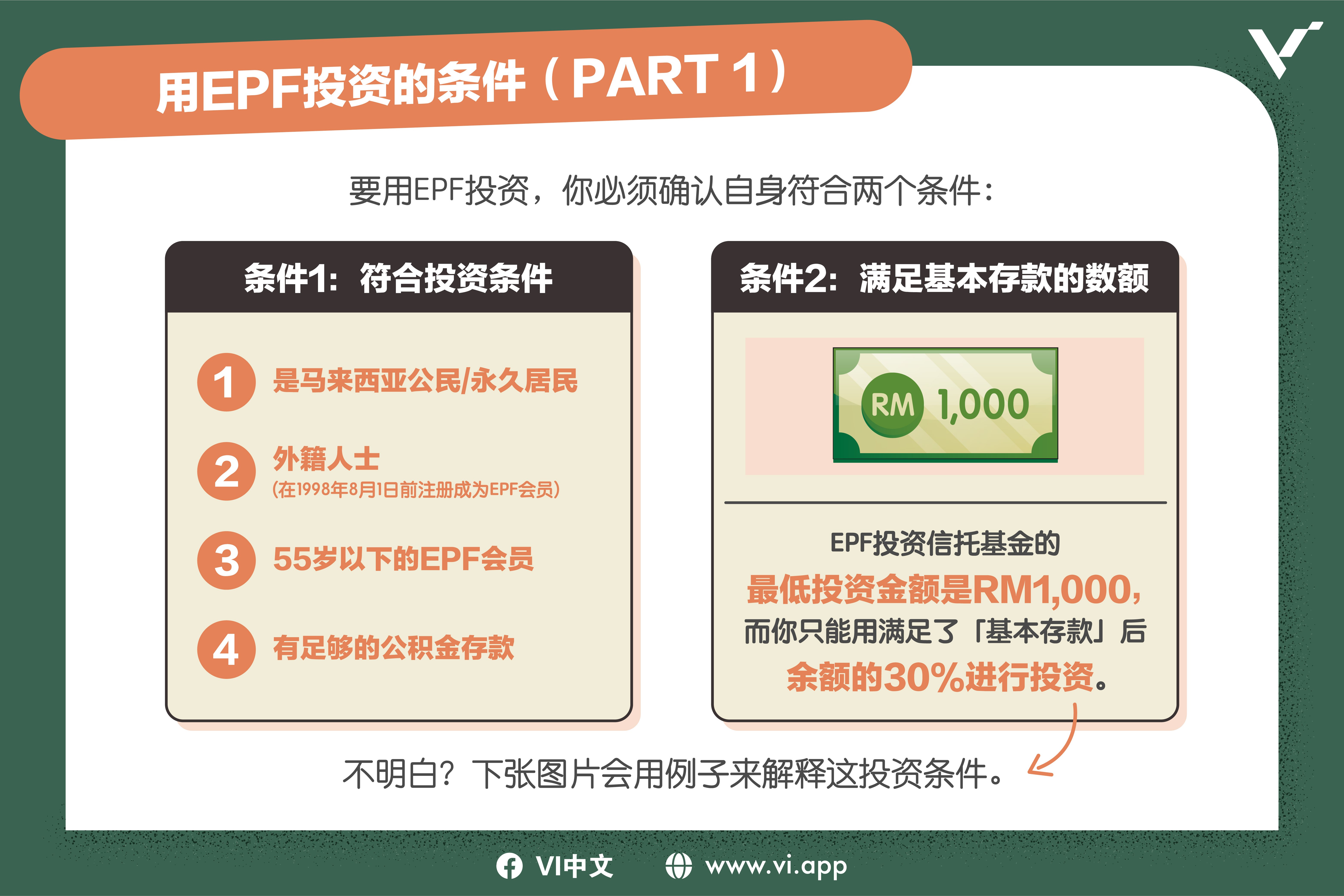 如何用公积金 Epf 投资 Vi