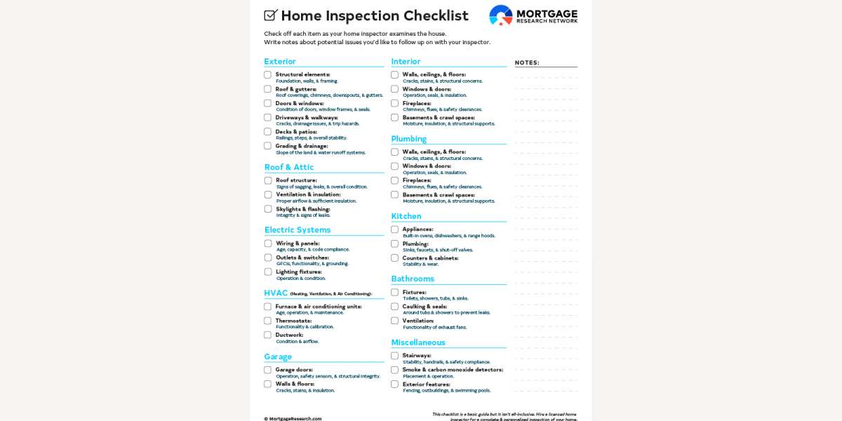 Free Home Inspection Checklist PDF Download