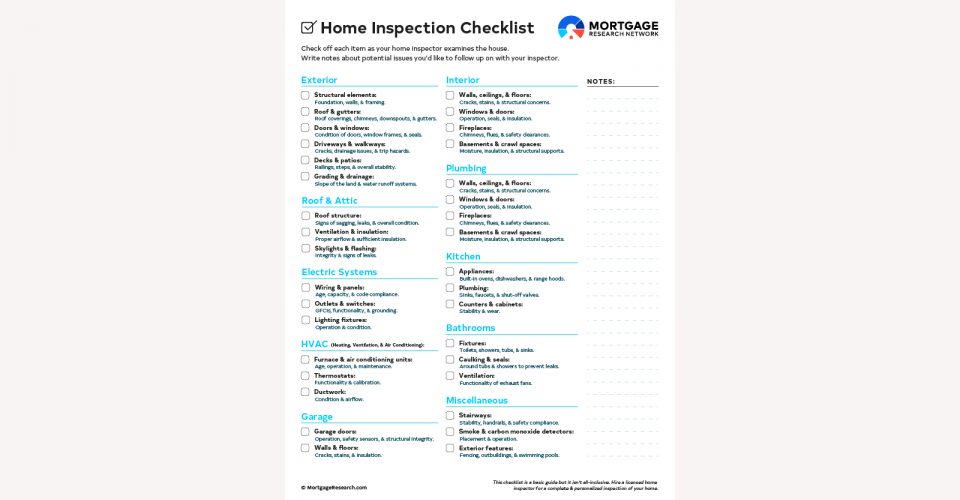 Free Home Inspection Checklist PDF Download