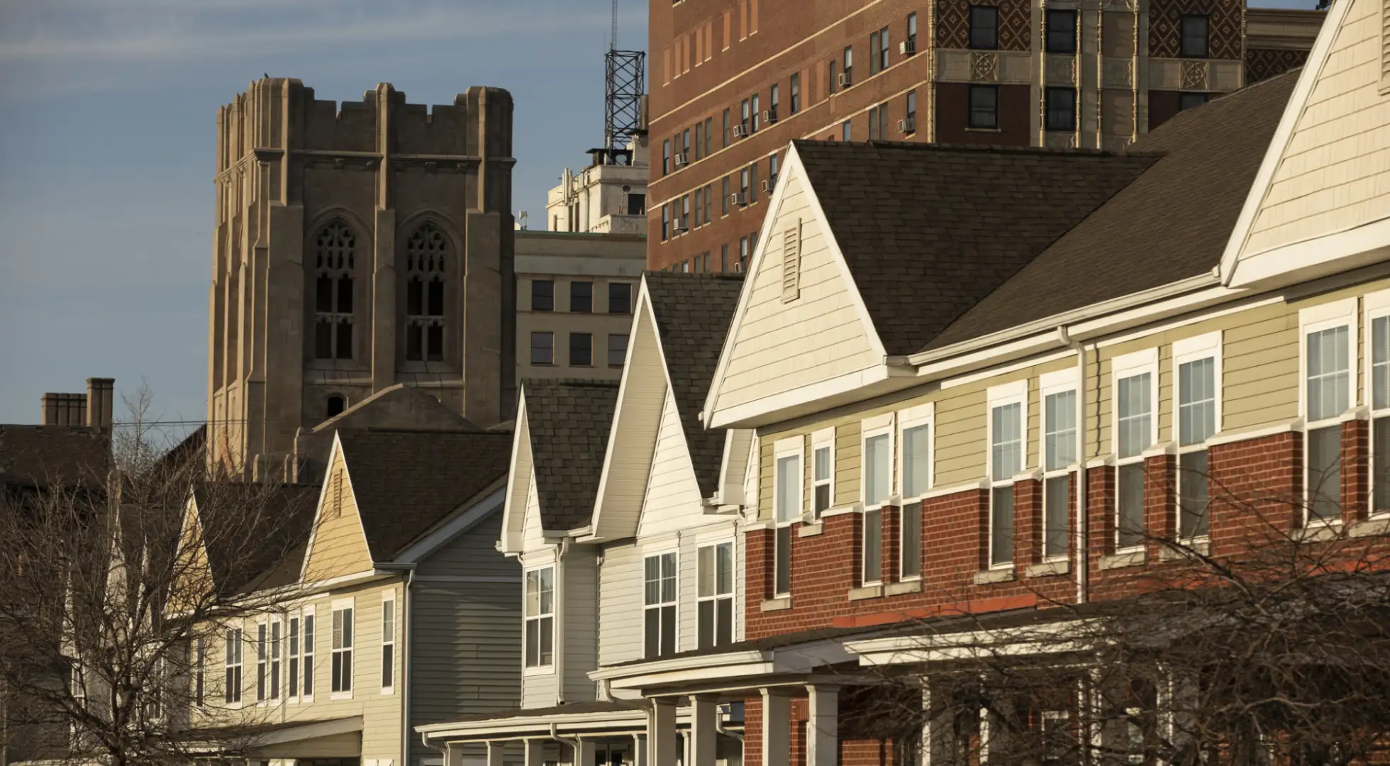 Historic housing area in Gary Indiana