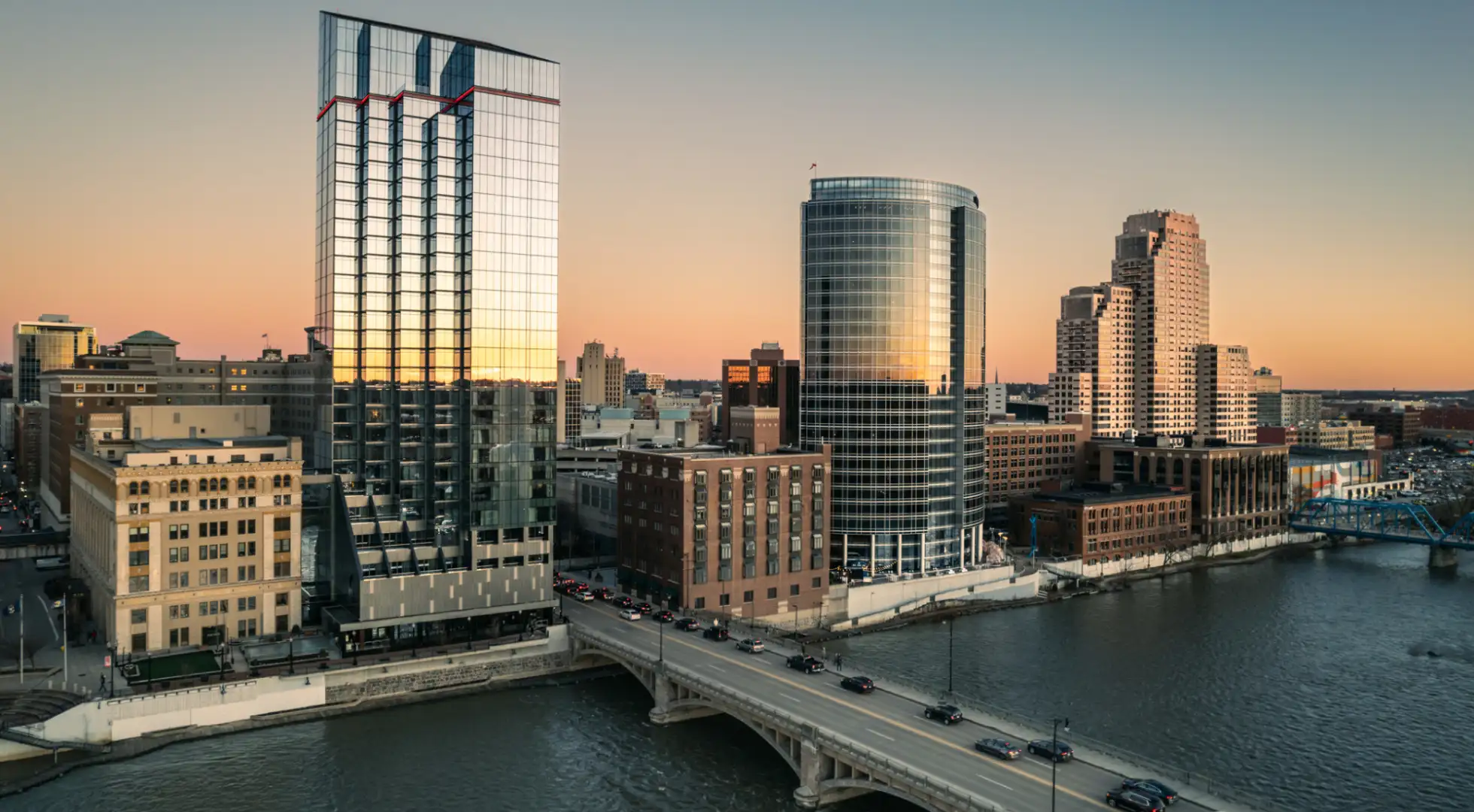 Grand Rapids Michigan Skyline