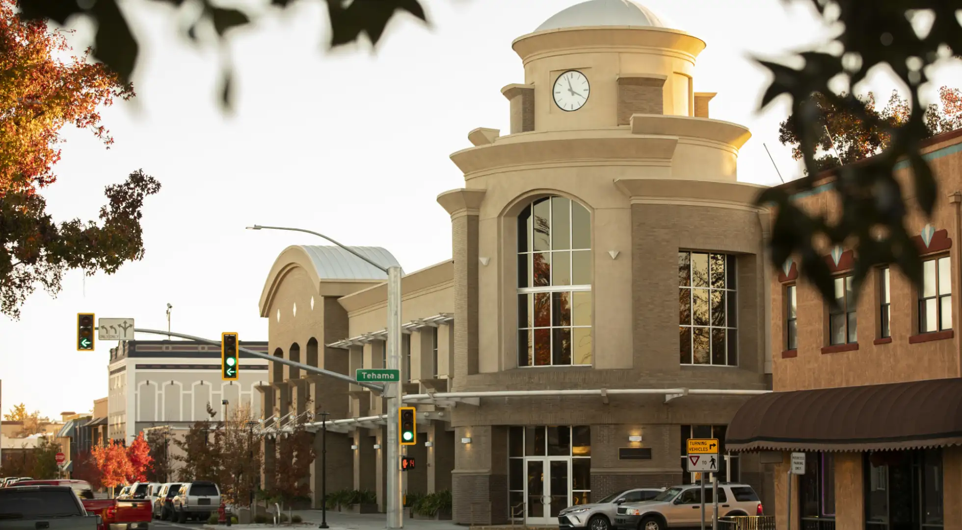 Downtown view of Redding, California.