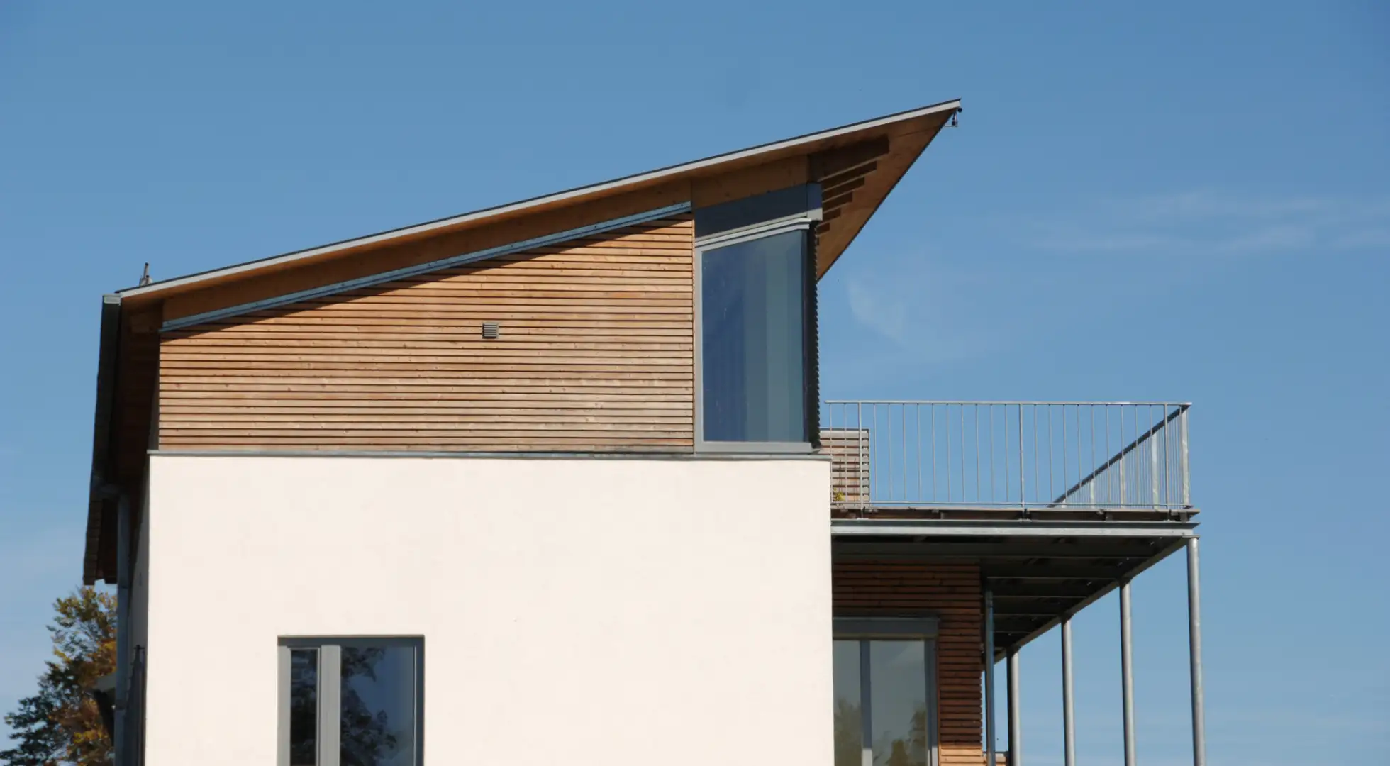 A home with an accessory dwelling unit.