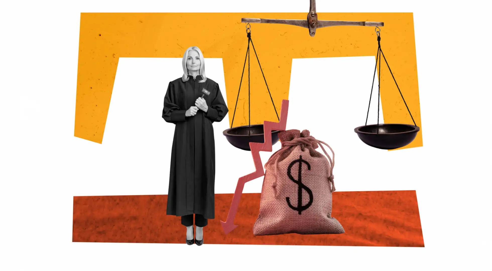 Real Estate Agent Commissions Barely Budged After “Landmark” Court Case Judge with gavel in front of scale