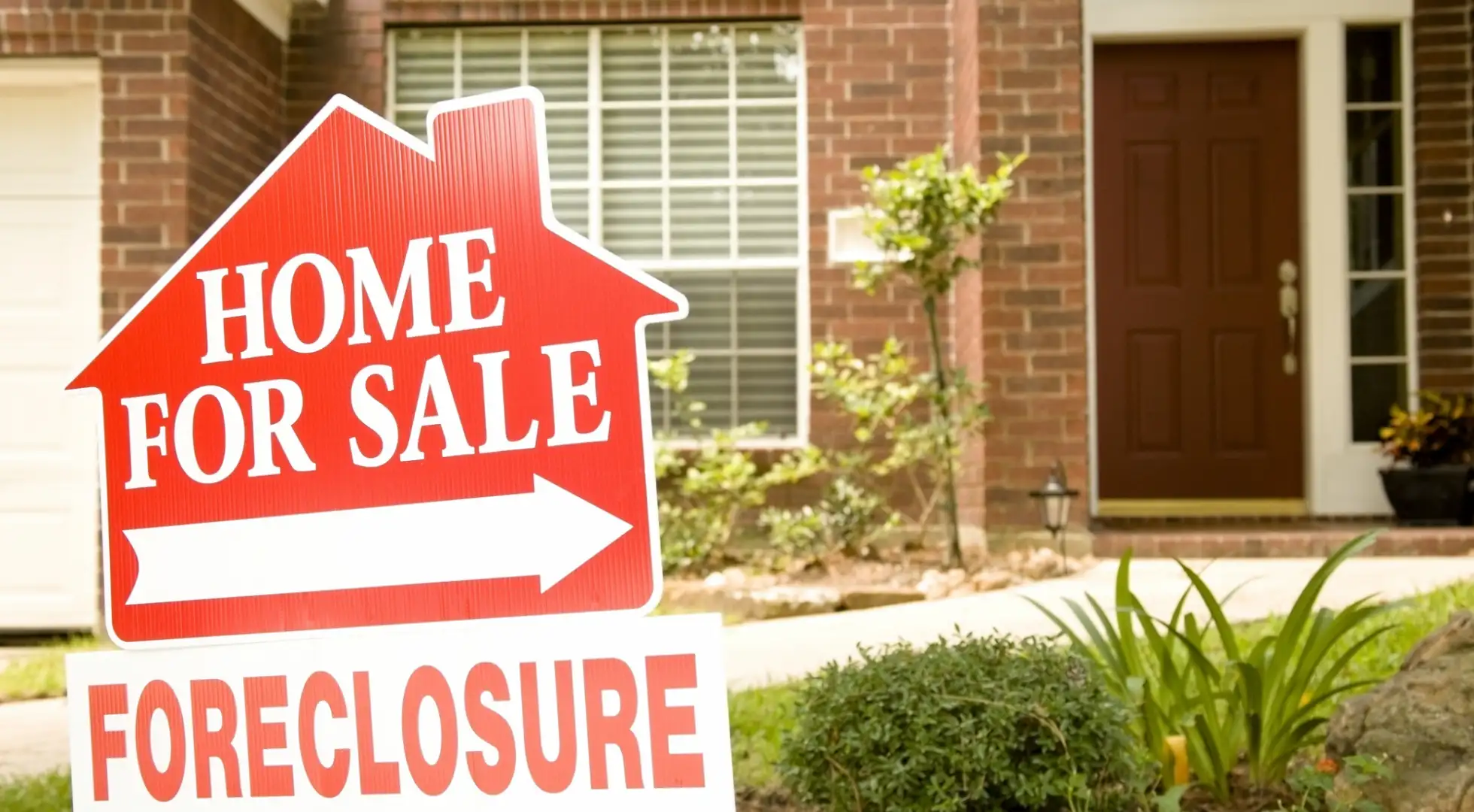 For Sale Sign Foreclosure