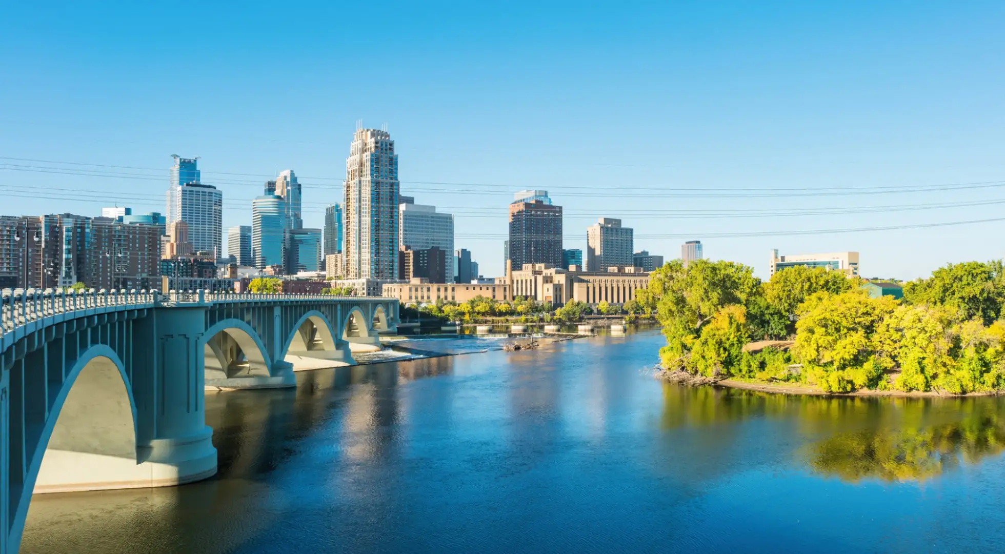 skyline of downtown minneapolis minnesota: down payment assistance