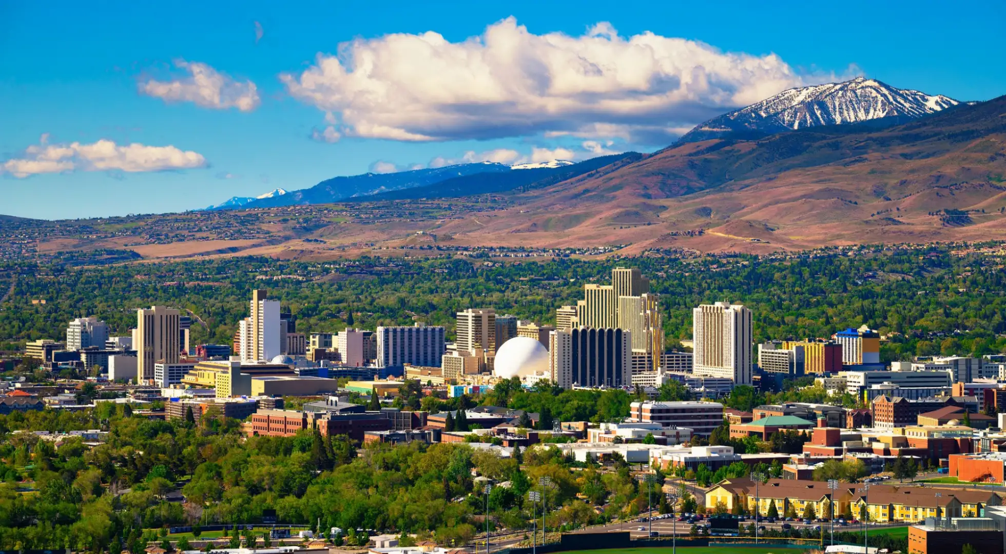 skyline of reno, nevada: down payment assistance