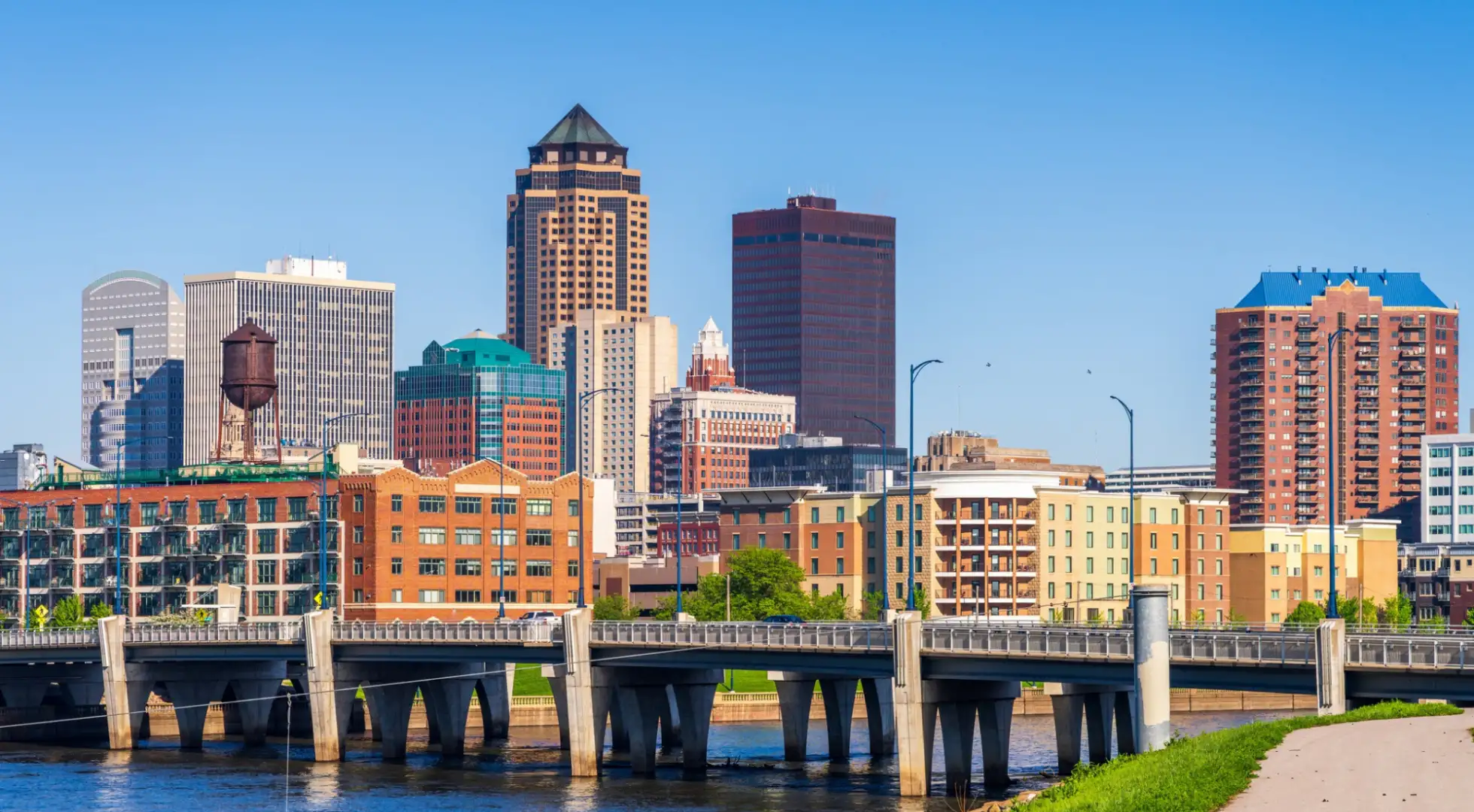 downtown des moines, iowa: down payment assistance