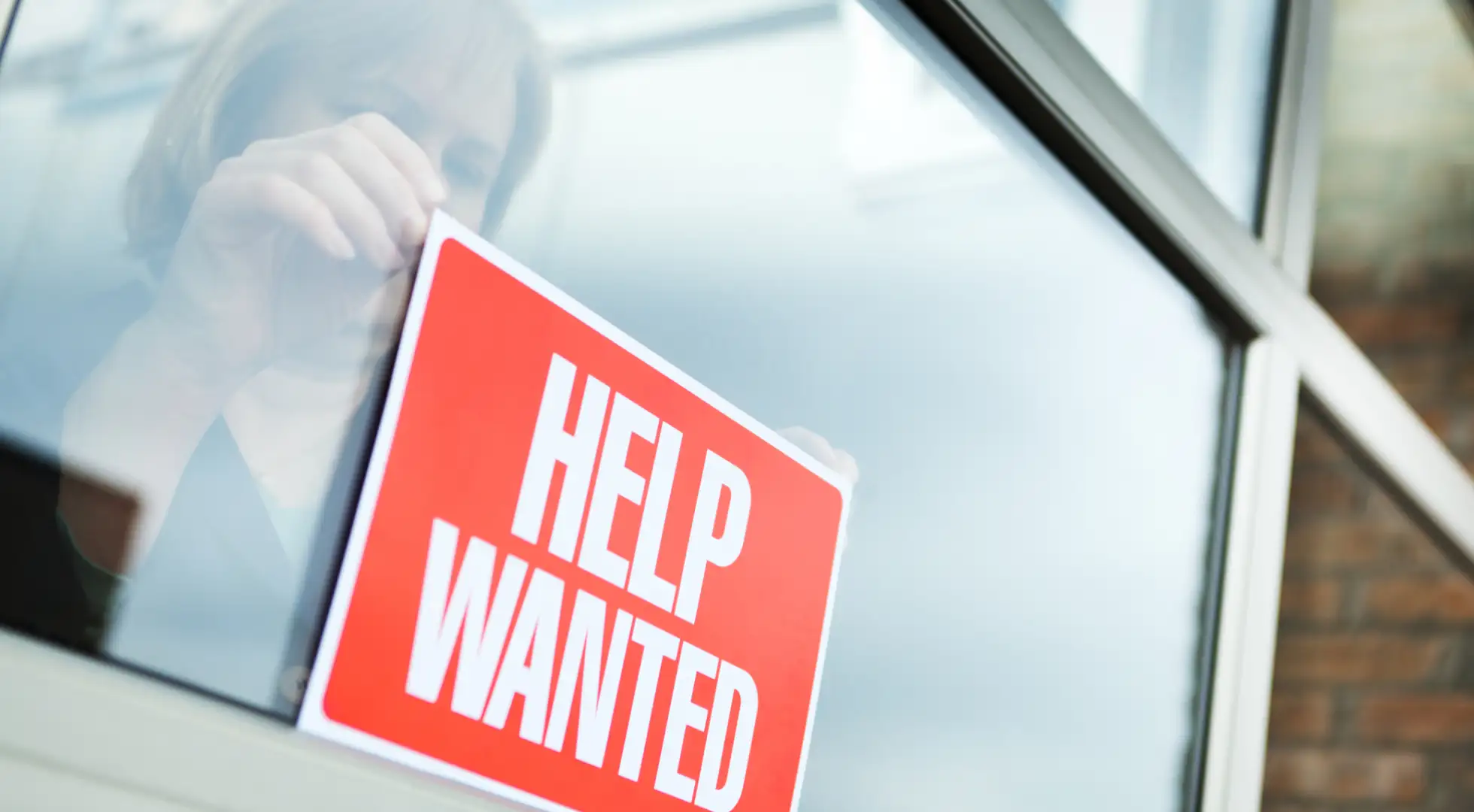 Help wanted sign: mortgage rates today