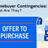 illustration of a purchase contract with a home in the background