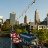 downtown cleveland ohio skyline