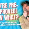 YT Thumbnail: Craig teaching about what happens after getting pre-approved for a mortgage