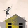 First-time homebuyer dancing