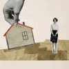 Who Qualifies as a First-Time Homebuyer? You Might Be Surprised Woman by house cutout image