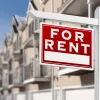 A row of apartment homes for rent.