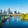 skyline of downtown minneapolis minnesota: down payment assistance