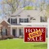 home with sold sign