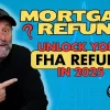 FHA upfront mortgage insurance refund charts