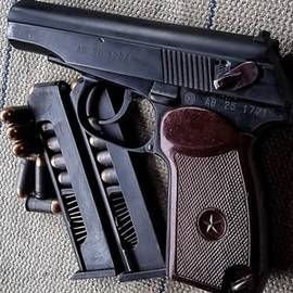 PMM black leather Pistol Makarov Modernized Belt Holster for Baikal 442 
