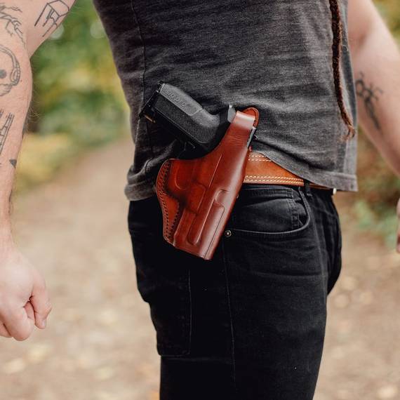 Holster with Belt Tunnel