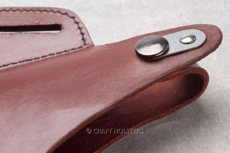 Leather IWB Holster with Steel Clip - Craft Holsters®