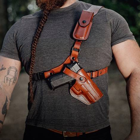 Custom Light Bearing Kenai Chest Holster