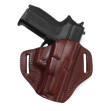 Open top leather belt holster for 1911