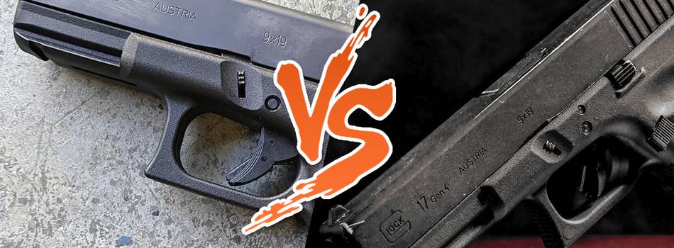 Glock 19 vs Glock 17 comparison