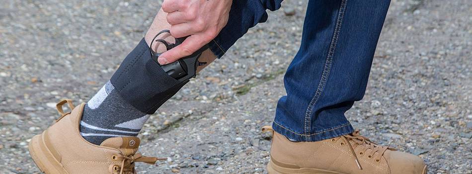 drawing a revolver from a concealed carry ankle holster