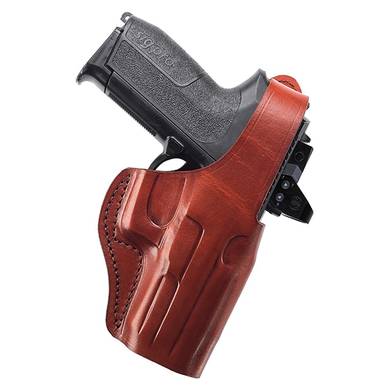 OWB leather holster for red dot sight pistols