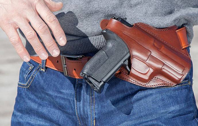 Cross draw holsters for sig sauer p365