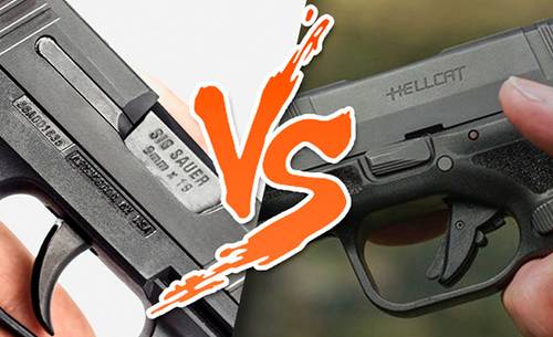 SIG Sauer P365 versus Springfield Hellcat