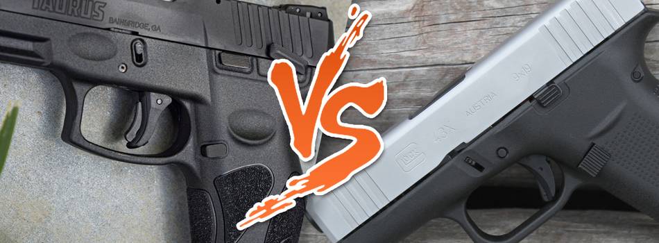 Taurus g2c vs glock 43x pistols compared