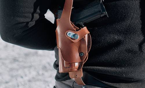 left handed shoulder holster rig