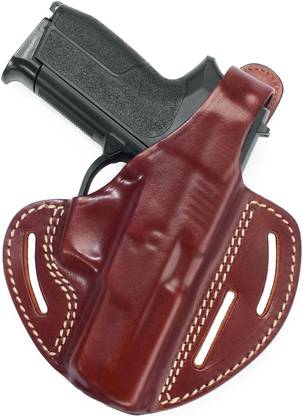 Leather Pancake Holster with 2 Carry Positions