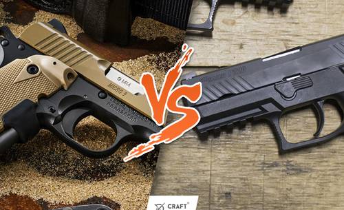 Kimber Micro 9 vs SIG Sauer p320 compact pistol battle