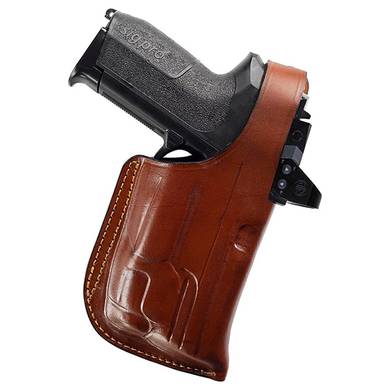 red dot and light holster made of leather