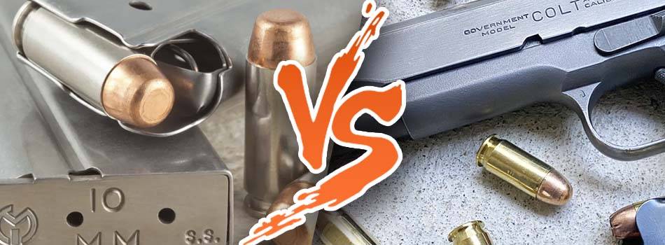 Ballistics Showdown: Comparing the Power of 10MM vs 45 ACP