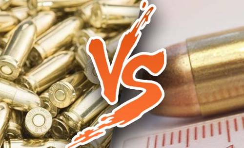 9mm vs 40 picture showing 9mm ammo vs 40 ammo