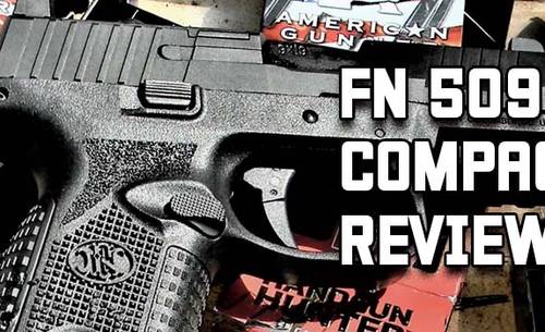 FN 509 Compact review - title picture showing FN 509 Compact pistol