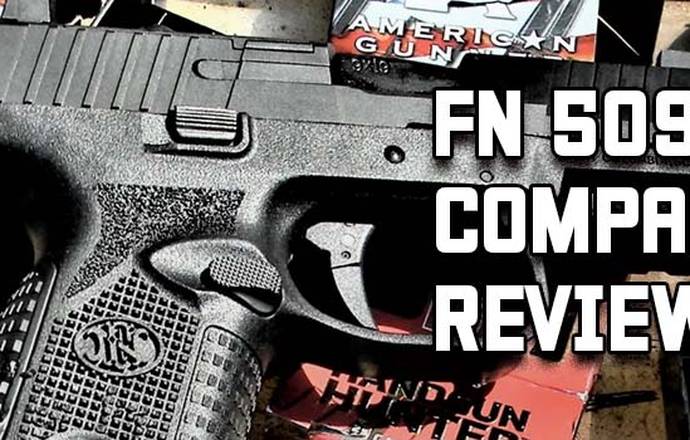 FN 509 Compact review - title picture showing FN 509 Compact pistol