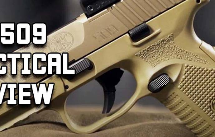 FN 509 Tactical review - title picture showing FN 509 Tactical pistol