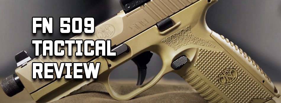 FN 509 Tactical review - title picture showing FN 509 Tactical pistol