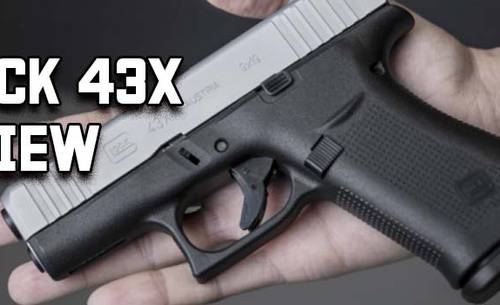 Glock 43x Review blog image - Glock 43x Pistol in Hand