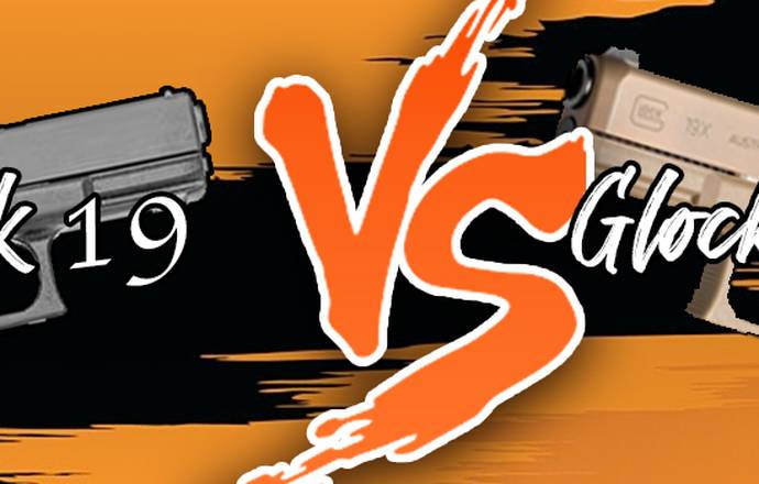 Glock 19 vs Glock 19x blog title image