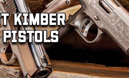 Kimber 1911 Review - title picture showing best Kimber 1911 pistols