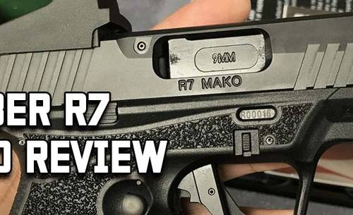 Kimber R7 Mako Review - title picture showing Kimber R7 Mako in hand
